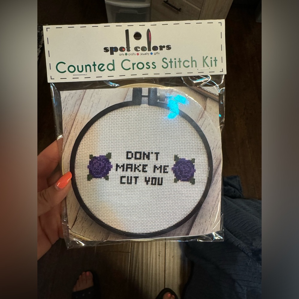 Art cross stitch kit